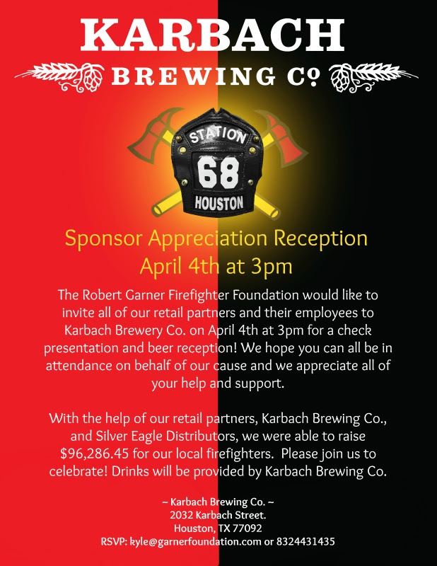 Sponsor Appreciation Reception @ Karbach Brewing Co. | Houston | Texas | United States