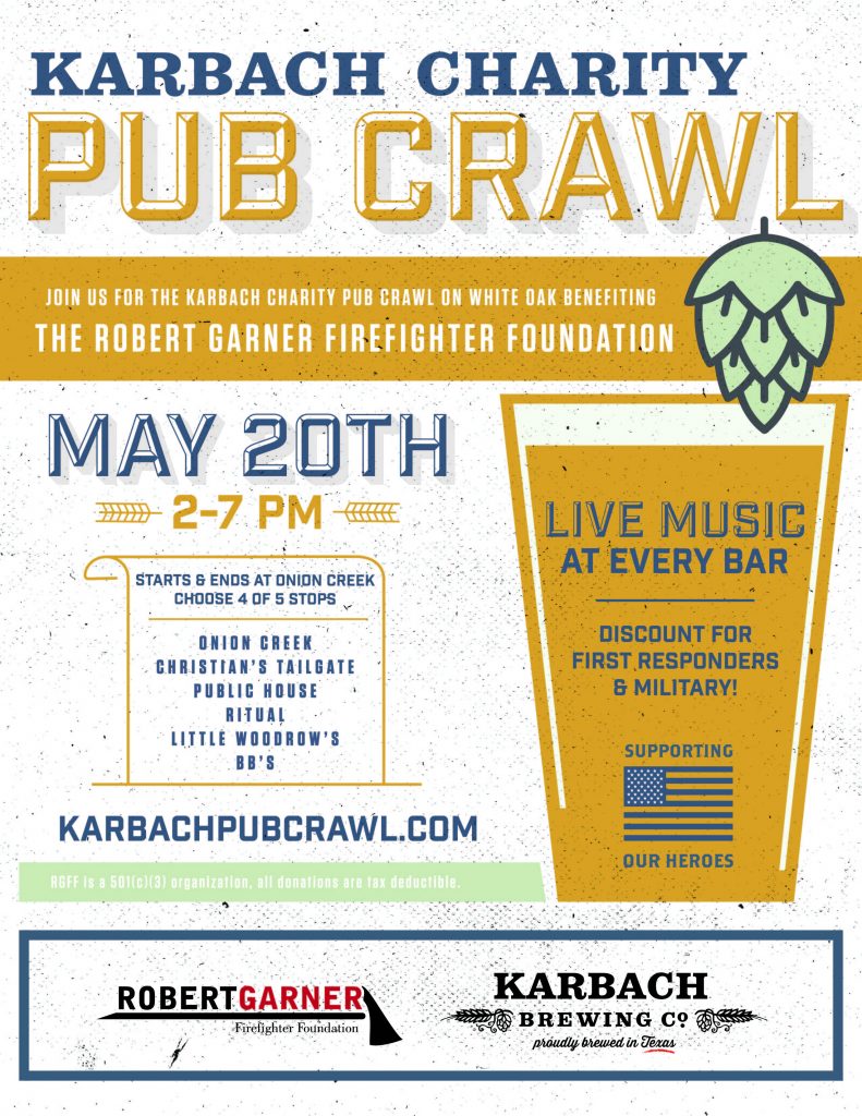 Karbach Charity Pub Crawl @ Onion Creek  | Houston | Texas | United States